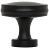 1-3/8" Diameter Matte Black Jules Cabinet Knob #132MB