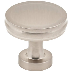 1-3/8" Diameter Satin Nickel Jules Cabinet Knob, #132SN
