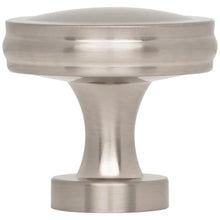 Load image into Gallery viewer, 1-3/8&quot; Diameter Satin Nickel Jules Cabinet Knob, #132SN