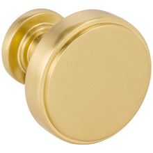 Load image into Gallery viewer, 1-1/4&quot; Diameter Brushed Gold Richard Cabinet Knob #171BG