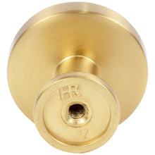 Load image into Gallery viewer, 1-1/4&quot; Diameter Brushed Gold Richard Cabinet Knob #171BG