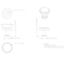 1-1/4" Diameter Satin Nickel Richard Cabinet Knob #171SN