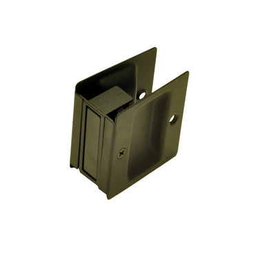 BHP - Cerradura para puerta empotrada, paso, acabado negro mate, #219BLK