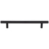 160 mm Center-to-Center Matte Black Naples Cabinet Bar Pull, #220MB