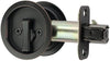 Citiloc Round Bed/Bath Privacy Pocket Door Latch Dull Rubbed Bronze