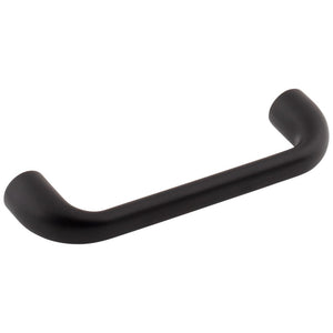 96 mm Center-to-Center Matte Black Loxley Cabinet Pull #329-96MB