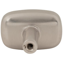 Load image into Gallery viewer, 1-1/2&quot; Rounded Rectangle Overall Length Satin Nickel Loxley Cabinet Knob