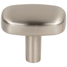 Load image into Gallery viewer, 1-1/2&quot; Rounded Rectangle Overall Length Satin Nickel Loxley Cabinet Knob