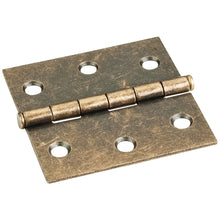 Cargar imagen en el visor de la galería, Bisagra de Tope de 2-1/2" x 2-1/2" de Latón Antiguo #33524AB