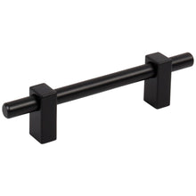 Load image into Gallery viewer, 96 mm Center-to-Center Matte Black Larkin Cabinet Bar Pull #478-96MB