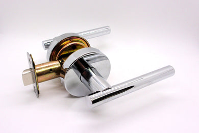 EZSET - HOLLYWOOD 501AM-HW Passage Lever, in Bright Chromium