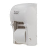 Georgia-Pacific Compact 56767 Translucent White Vertical Double Roll Bathroom Tissue Dispenser