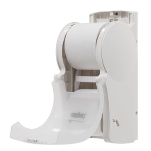 Georgia-Pacific Compact 56767 Translucent White Vertical Double Roll Bathroom Tissue Dispenser
