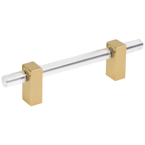 96 mm Center-to-Center Brushed Gold Spencer Cabinet Bar Pull