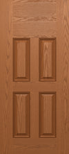 35-3/4 x 79 Oak Series Fiberglass 4 Panel Blank Top DRG40-30 (SOLD IN STORE ONLY)