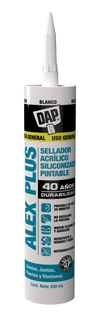 DAP® ALEX PLUS™ Sellador Acrílico Siliconizado Pintable