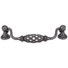 128 mm Center-to-Center Gun Metal Birdcage Tuscany Drop & Ring Pull #749-128DACM
