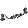 128 mm Center-to-Center Gun Metal Birdcage Tuscany Drop & Ring Pull #749-128DACM