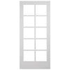 10-lite primed interior door, Woodgrain #625