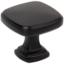 Load image into Gallery viewer, 1-3/8&quot; Overall Length Matte Black Fontana Cabinet Knob #782MB