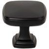 1-3/8" Overall Length Matte Black Fontana Cabinet Knob #782MB