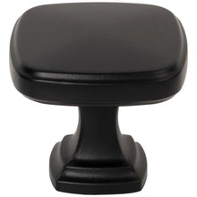 Load image into Gallery viewer, 1-3/8&quot; Overall Length Matte Black Fontana Cabinet Knob #782MB