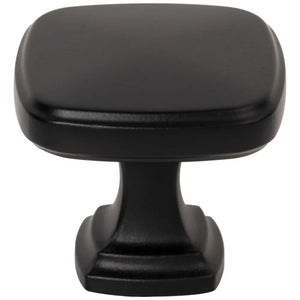 1-3/8" Overall Length Matte Black Fontana Cabinet Knob #782MB