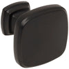 1-3/8" Overall Length Matte Black Fontana Cabinet Knob #782MB