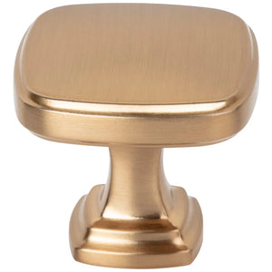 1-3/8" Overall Length Satin Bronze Fontana Cabinet Knob #782SBZ
