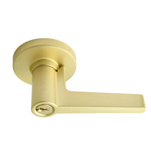 BHP - Dillon Beach Keyed Entry Lever - Satin Brass #79504SB