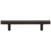 96 mm Center-to-Center Brushed Oil Rubbed Bronze Square Dominique Cabinet Bar Pull #845-96DBAC