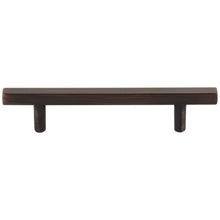 Cargar imagen en el visor de la galería, 96 mm Center-to-Center Brushed Oil Rubbed Bronze Square Dominique Cabinet Bar Pull #845-96DBAC