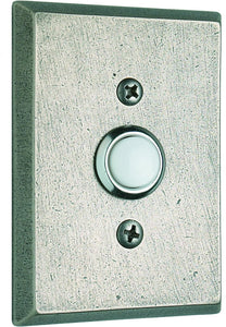 AIW 876N-DN Door Bell Button in Distressed Nickel,