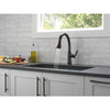 (RED DOT) DELTA- Coranto® Touch2O® Technology Kitchen Faucet with Touchless Technology in Matte Black #9179TL-BL-DST