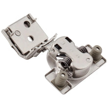 Load image into Gallery viewer, HR MAX™ 105° 1-1/4" Overlay Heavy Duty Soft-close Compact Hinge with Press-in 8 mm Dowels