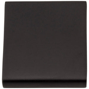 1-1/4" Overall Length Matte Black Edgefield Cabinet Tab Pull