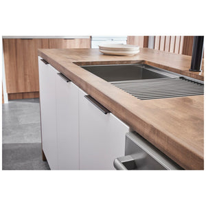 12" Overall Length Matte Black Edgefield Cabinet Tab Pull #A500-12MB