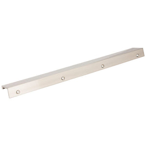 12" Overall Length Satin Nickel Edgefield Cabinet Tab Pull #A500-12SN