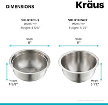 Load image into Gallery viewer, Kraus Mixing Bowl and Colander Kitchen Accessories Set, BAC-100