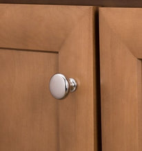 Load image into Gallery viewer, Style Selections Chrome Mushroom Traditional Cabinet Knob #D1639CP