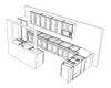 Georgette Diaz / Gabinetes de cocina NorthPoint / Catalina Polar White (solo gabinetes)
