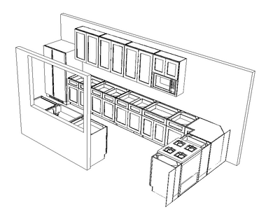 Georgette Diaz / NorthPoint Kitchen Cabinetry / Catalina Polar White (Cabinetry Only)
