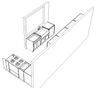 Georgette Diaz / Gabinetes de cocina NorthPoint / Catalina Polar White (solo gabinetes)
