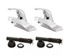 Pfirst Series 4 in. Centerset Single Handle Bathroom Faucet Combo Kit in Brushed Nickel