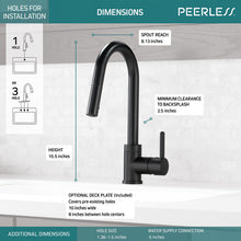 Load image into Gallery viewer, PEERLESS - PRECEPT® Single-Handle Pull-Down Kitchen Faucet #P188152LF-BL