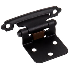 Load image into Gallery viewer, Traditional 1/2&quot; Overlay Hinge with Screws - Matte Black