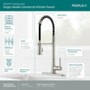 PEERLESS - PRECEPTÂ® Single-Handle Commerical Kitchen Faucet #P7948LF-SS