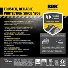 Cargar imagen en el visor de la galería, BRK - Smoke and Carbon Monoxide Alarm - Detects Flaming Fires and/or CO Hazard #SMIC0100-AC