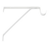 BHP 702W Heavy Duty Adjustable Closet Rod Bracket with Shelf Support