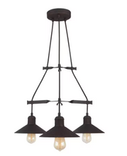 Load image into Gallery viewer, Halstead 3-Light Vintage Bronze Chandelier